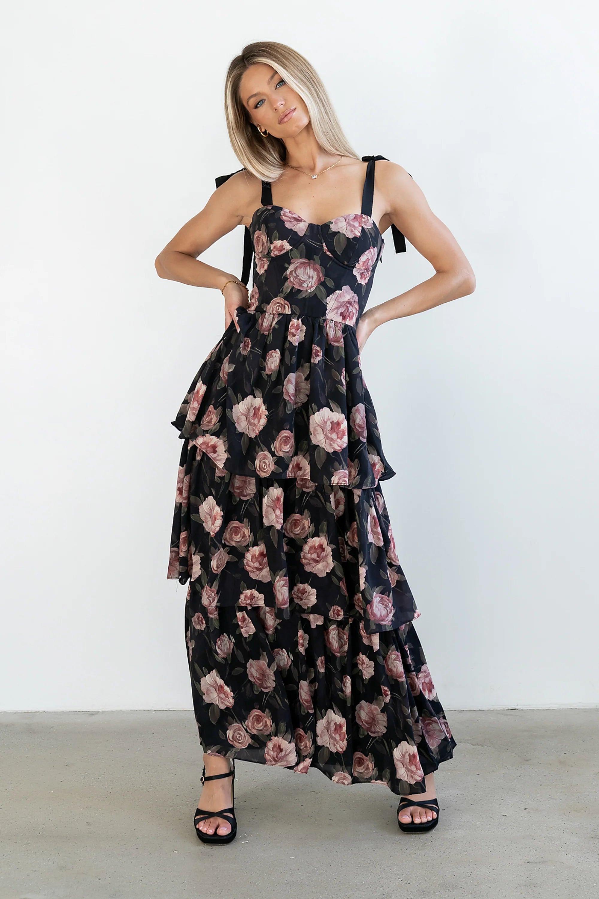 Ruffle Maxi Dress G46757