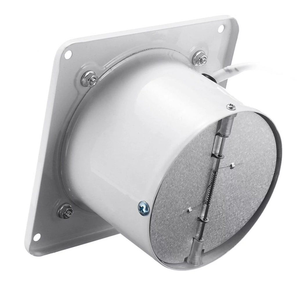 White 8" Wall Mounted Exhaust Fan S542