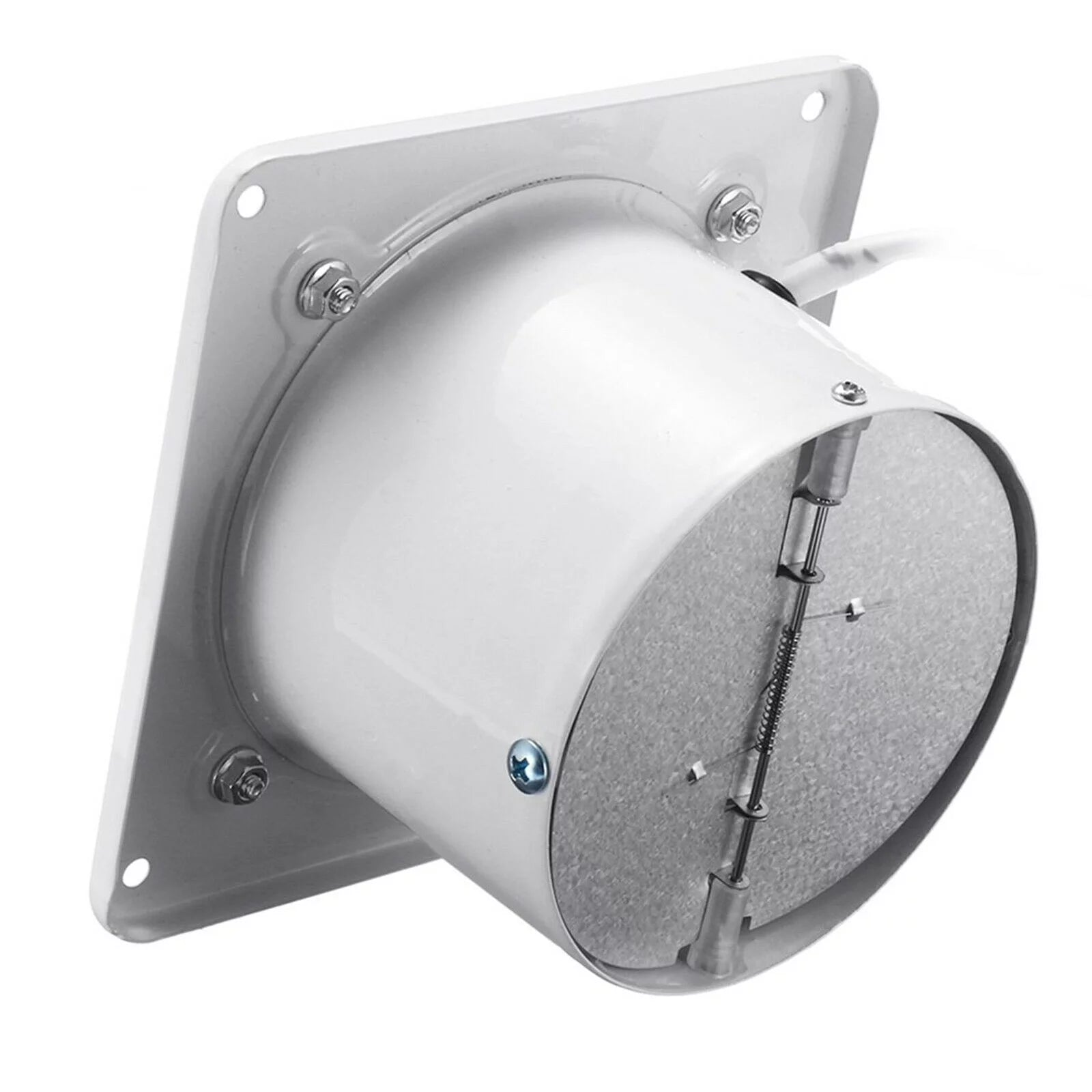 White 8" Wall Mounted Exhaust Fan S542