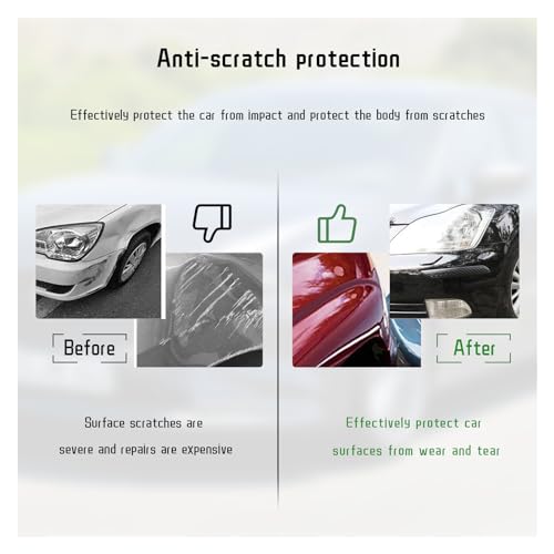 2 PCS Black Car Bumper Anti-Scratch Strips P974390