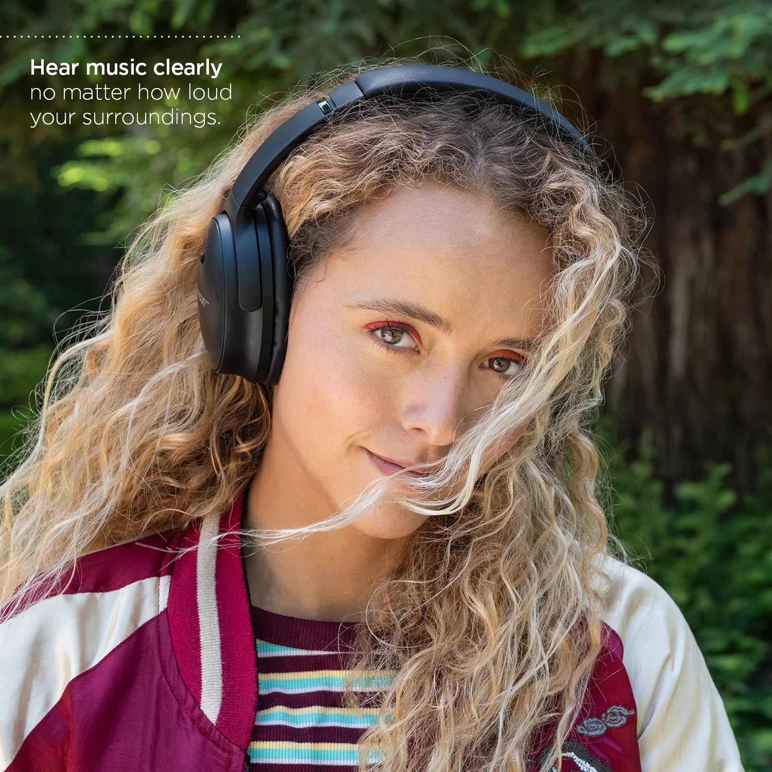 Black Noise Cancelling Over-Ear Wireless Bluetooth Headphones U1229