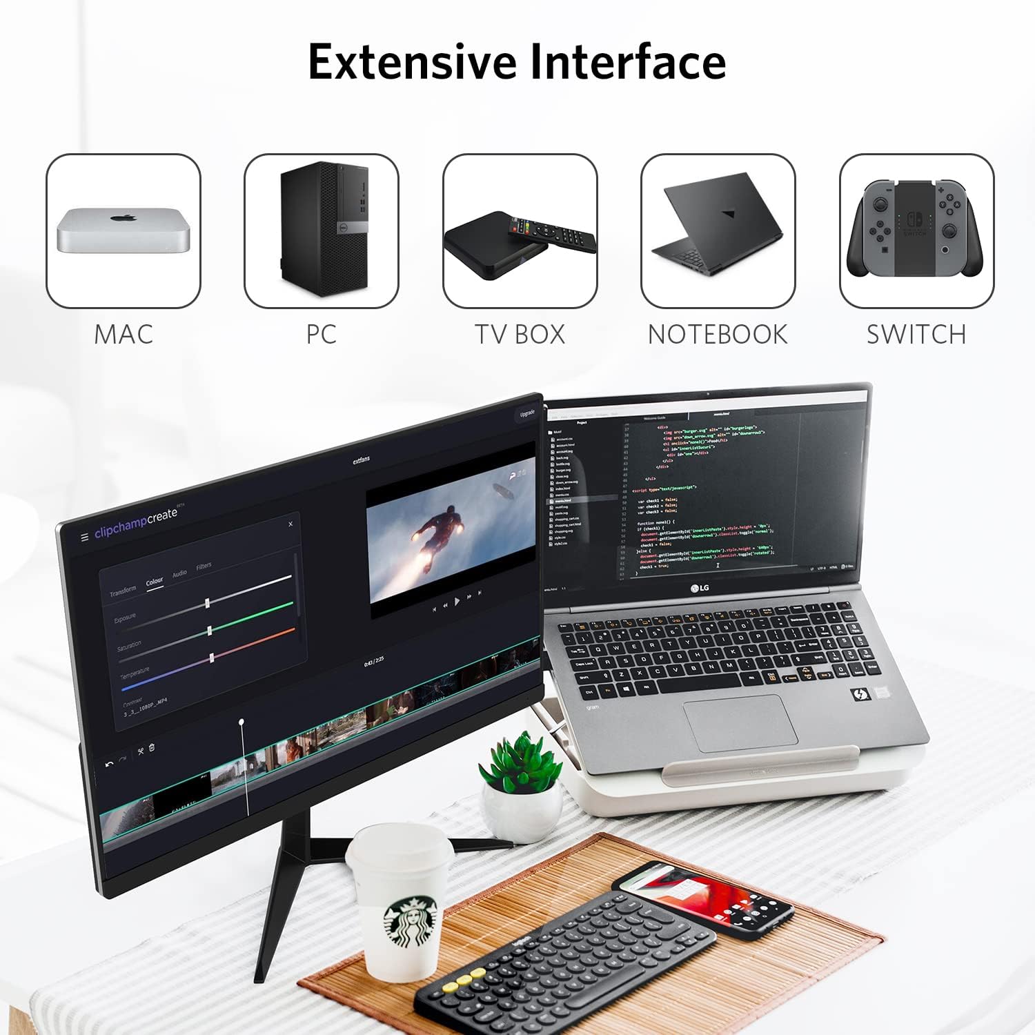 22” 144Hz 1920 x 1080p Full HD Flat Computer Monitor with HDMI Display Ports, Adjustable Tilt, Black E316