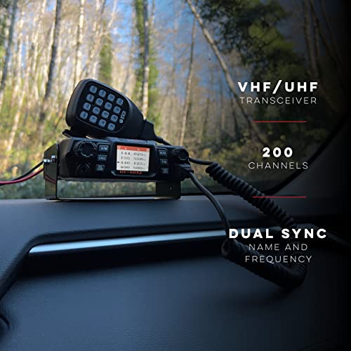 50 Watt Dual Band VHF UHF Mobile Radio Q644