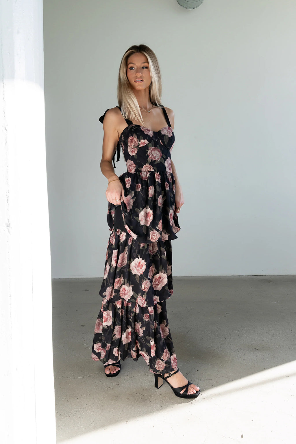 Ruffle Maxi Dress G46757