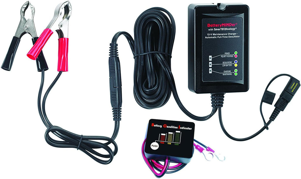 12 Volt 1.5 Amp Battery Charger Maintainer Desulfator D7840