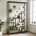 5-Tier Metal Plant Stand with 10 Hanging Hooks K59785