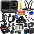 HERO10 Black Camcorder with 64GB microSD, 2 Batteries, Charger, Underwater Housing, LED Light Kit, Carry Case K3443