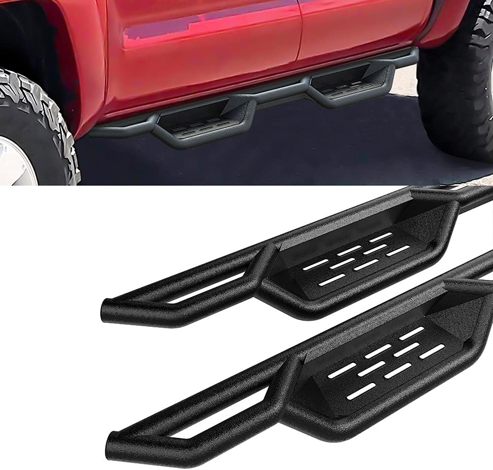 Drop Down Style Running Boards Side Step Rock Slider for Toyota Tacoma Double Crew Cab V531