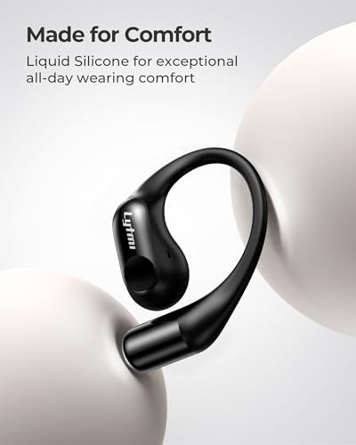 Open Ear Wireless Earbuds with 4-Mic Clear Call, 30H Playtime P828161