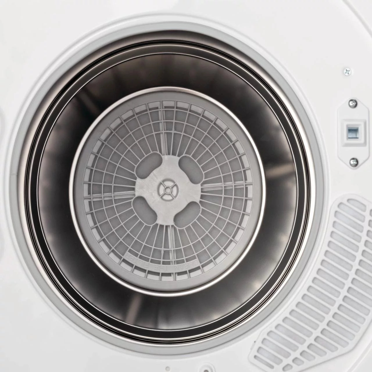 White Compact Electric Dryer U344