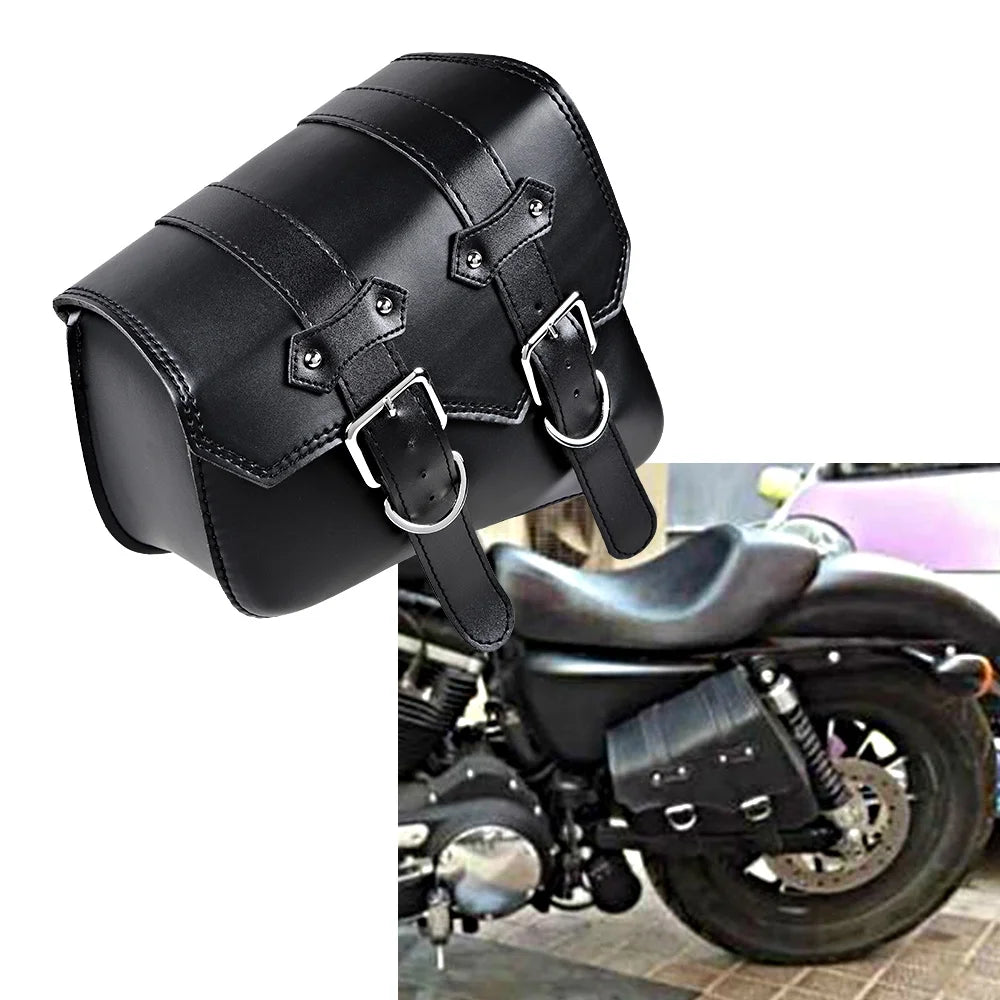 PU Leather Motorcycle Saddle Bags B215