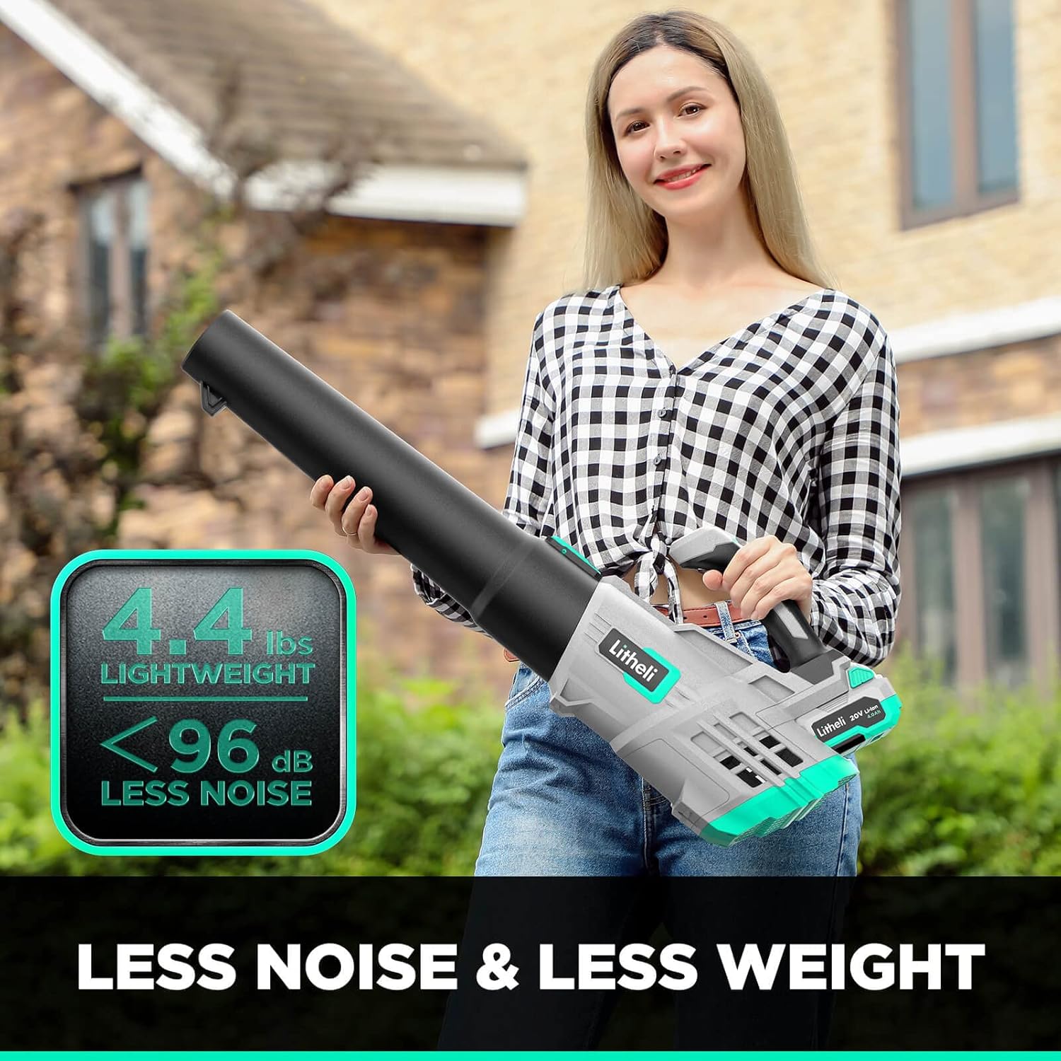 20V Cordless Leaf Blower with 4.0Ah Battery & Charger M2306