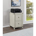 2-Drawer Wood File Cabinet in Champagne Oak C3454