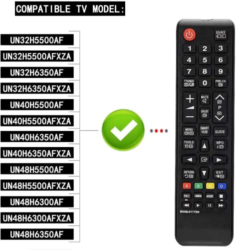 Universal Remote Control for Samsung Smart TV H6099
