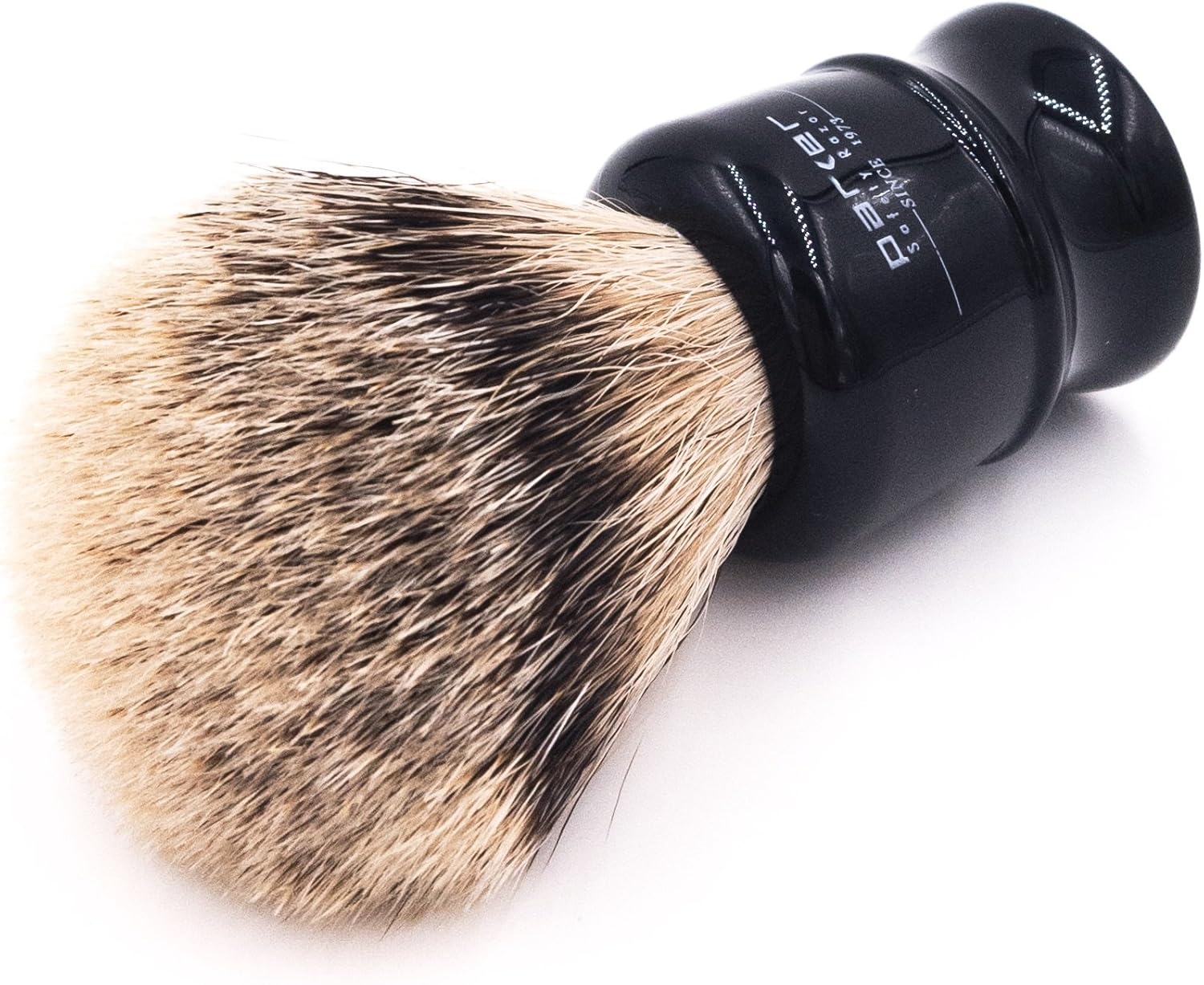 100% Silvertip Travel Shave Brush with Case, Black S914153
