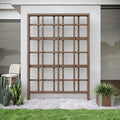 Espresso Brown Embossed Vinyl Privacy Screen, 60 inch L x 84 in H X436818