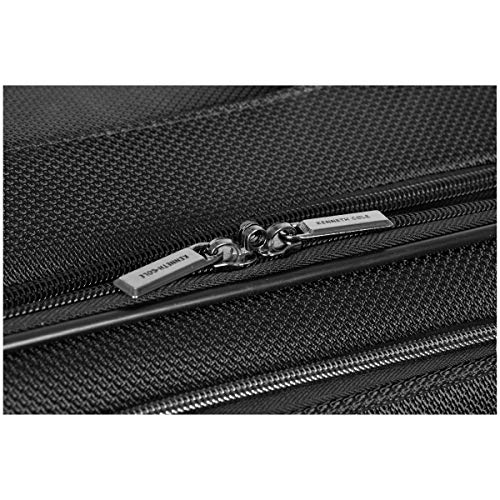 Black 20-Inch Lightweight Softside Expandable 8-Wheel Spinner Luggage Y2194