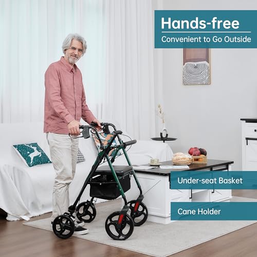 Green Rollator Walker with 10" Wheels G270872