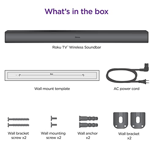 Black Wireless Soundbar T765