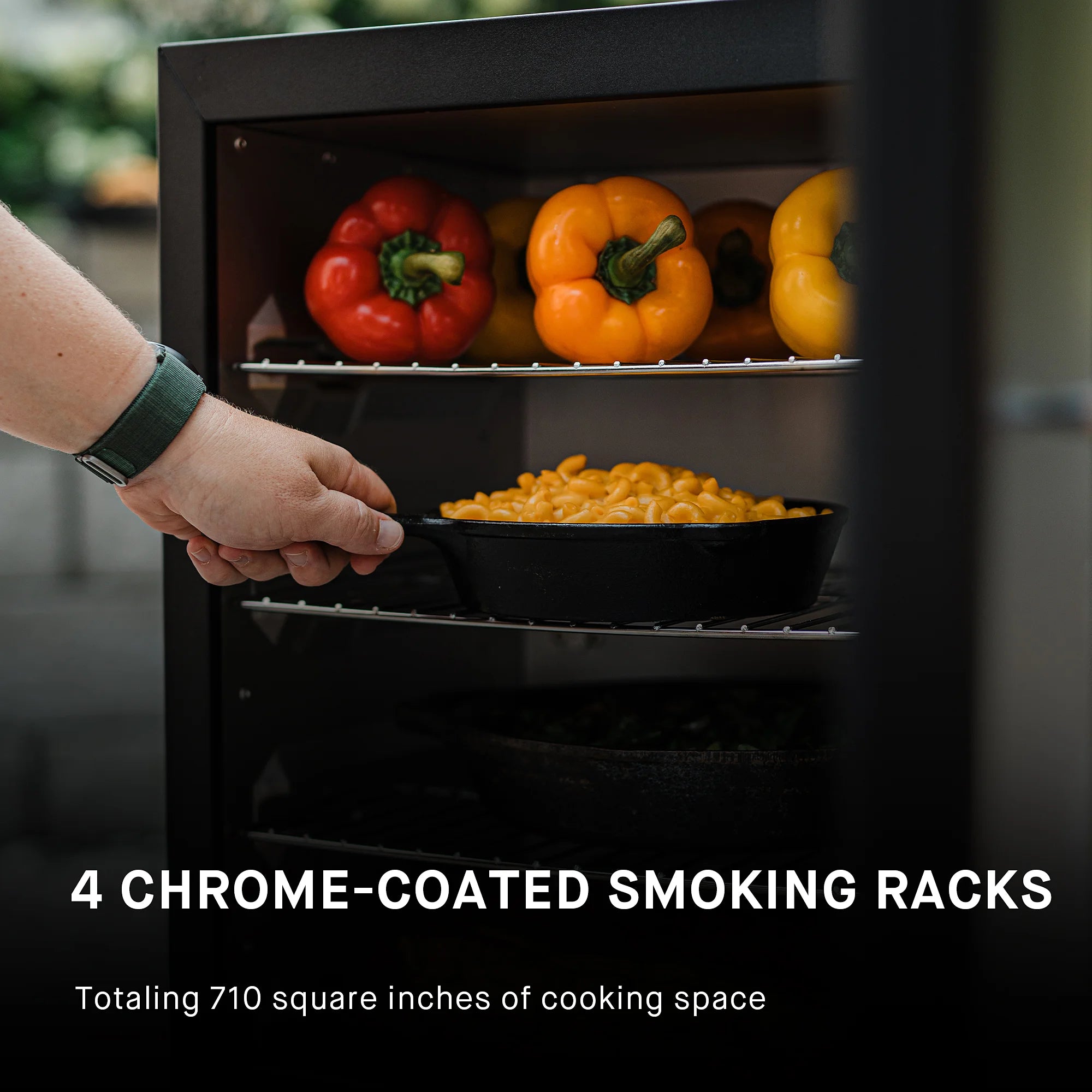 30-inch Digital Electric Smoker with Window and Legs A39960