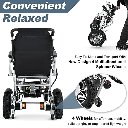 Portable electric wheelchairs Foldable Lightweight All Terrain Power Motorized wheelchairs W17210