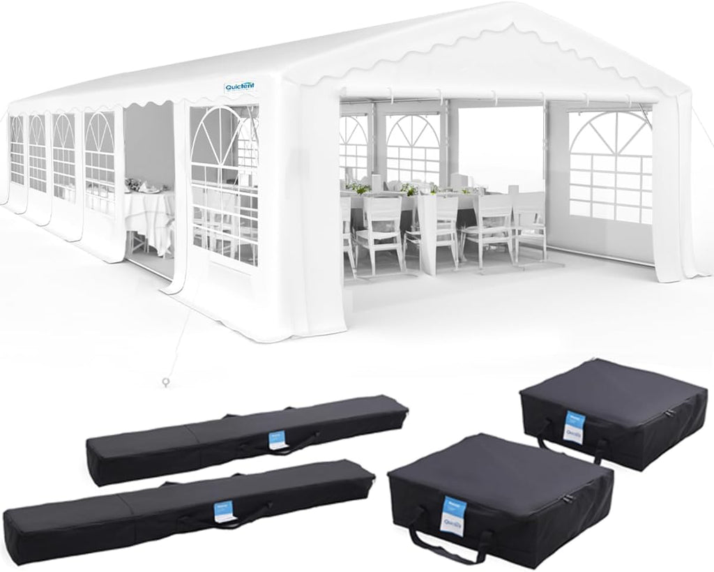 20x40 Heavy Duty Outdoor Galvanized Party Tent with Storage Bags D3128