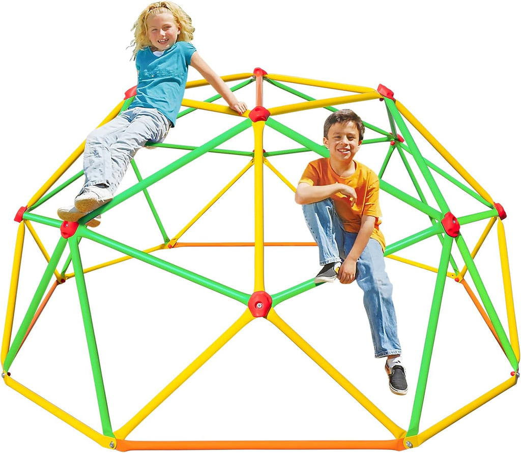 6FT Geometric Dome Climber for Kids Outdoor Jungle Gym Monkey Bars T663
