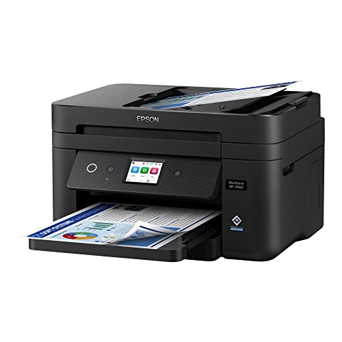 Wireless All-in-One Printer with Scan, Copy, Fax, Auto Document Feeder, Automatic 2-Sided Printing, Black H80027