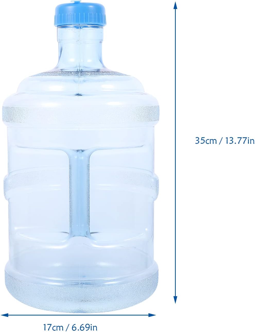 Plastic 5 Gallon Water Bottle with Cap PVC X860