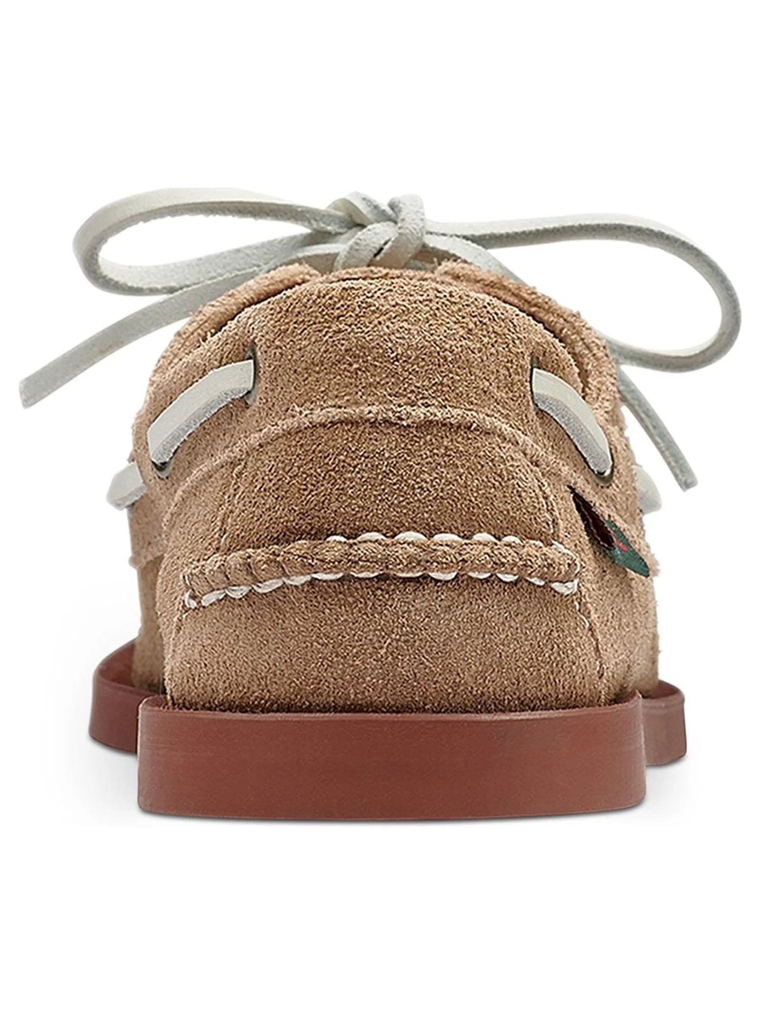Womens Desert Sand Beige Removable Padded Insole Slip Resistant Round Toe Lace-Up Leather Loafers Shoes 11 M X572