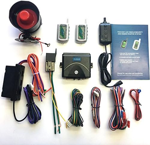 2 Way LCD Car Alarm System Pack of 2 B633