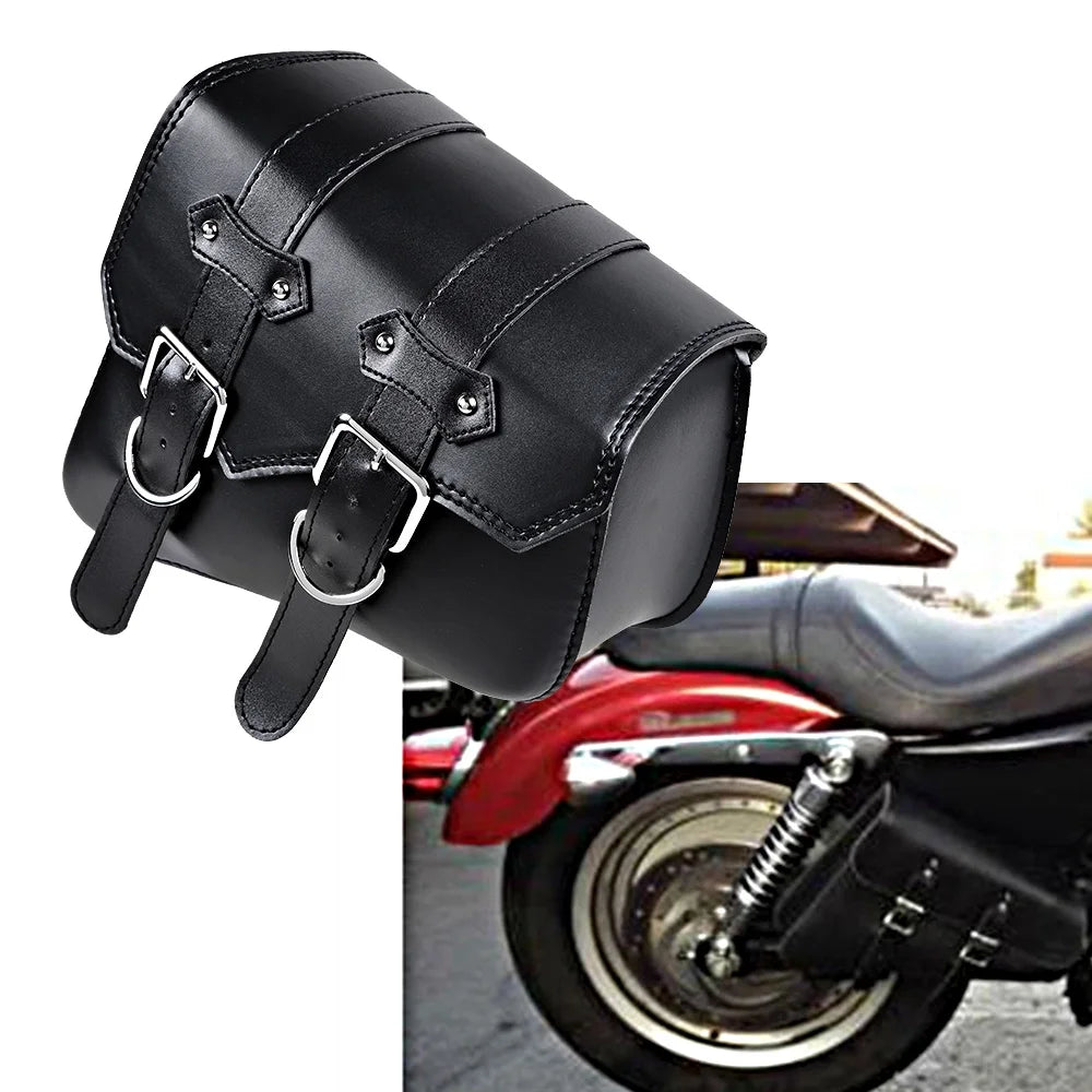 PU Leather Motorcycle Saddle Bags B215