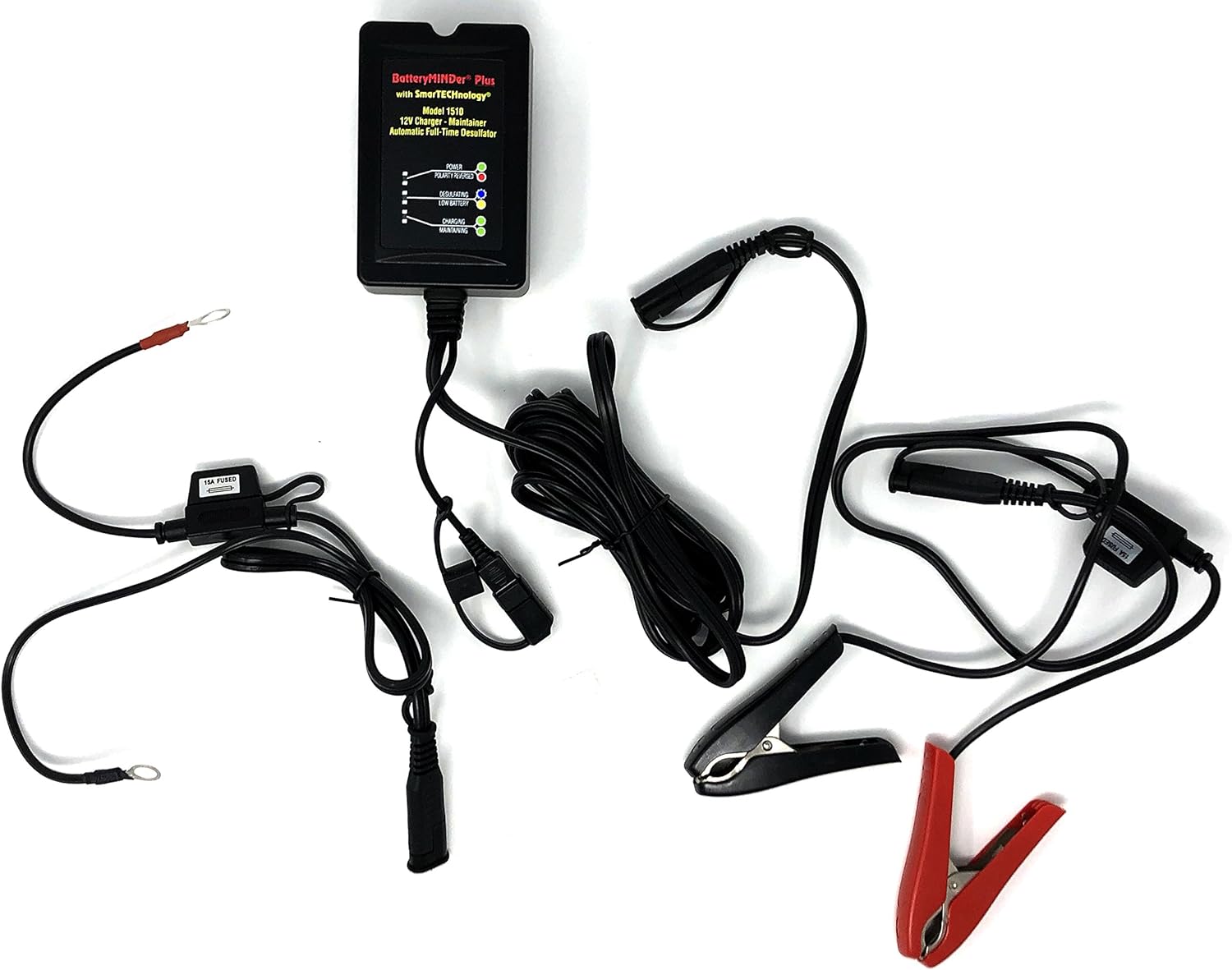 12 Volt 1.5 Amp Battery Charger Maintainer Desulfator D7840