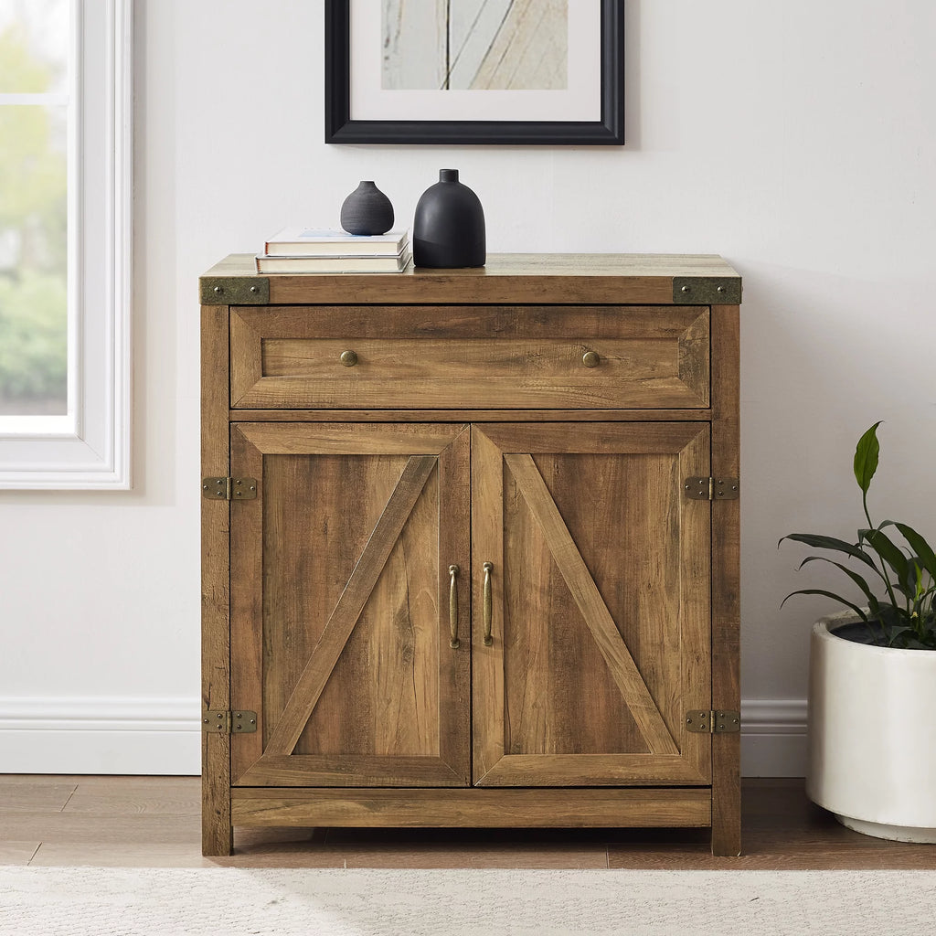 Reclaimed Barnwood Accent Cabinet I481