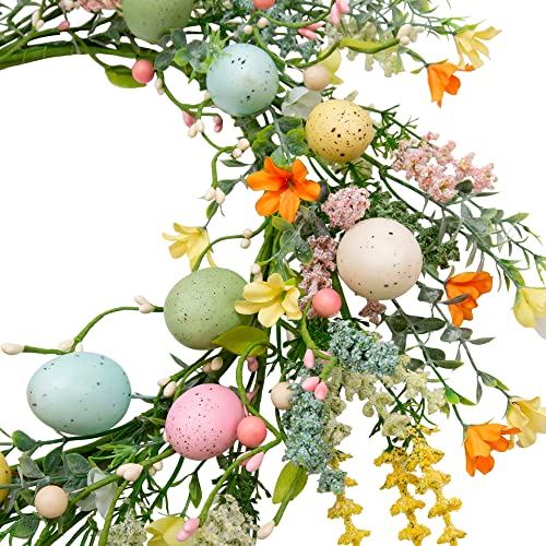18 inch Artificial Easter Egg Wreath L985