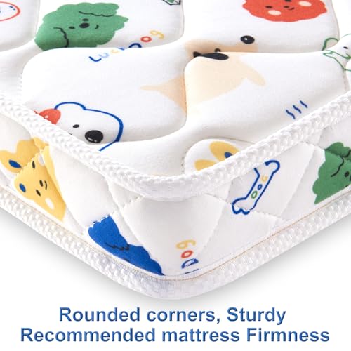 52" x 27.6" x 5" Firm Breathable Hypoallergenic Crib Mattress J519675