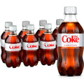 12 Fl Oz 8 Pack Bottles Diet Coca-Cola Soda Pop K4847
