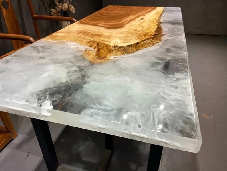 Large Epoxy Resin Dining Table (60 x 36 Inches) G7497