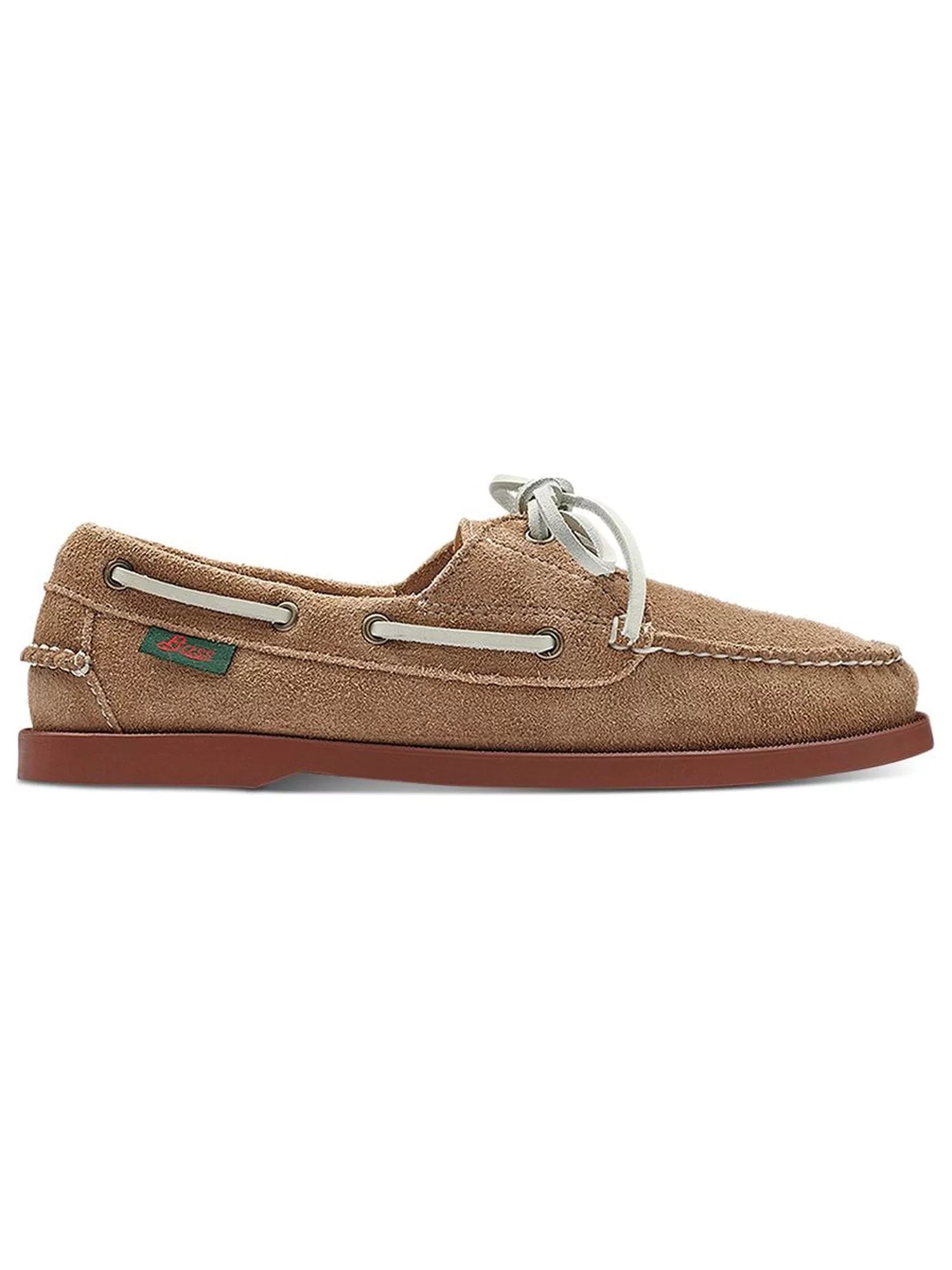 Womens Desert Sand Beige Removable Padded Insole Slip Resistant Round Toe Lace-Up Leather Loafers Shoes 11 M X572