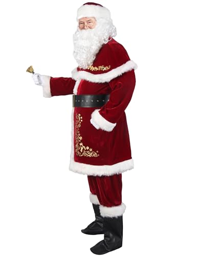 12pcs Deluxe Santa Claus Costume X928752