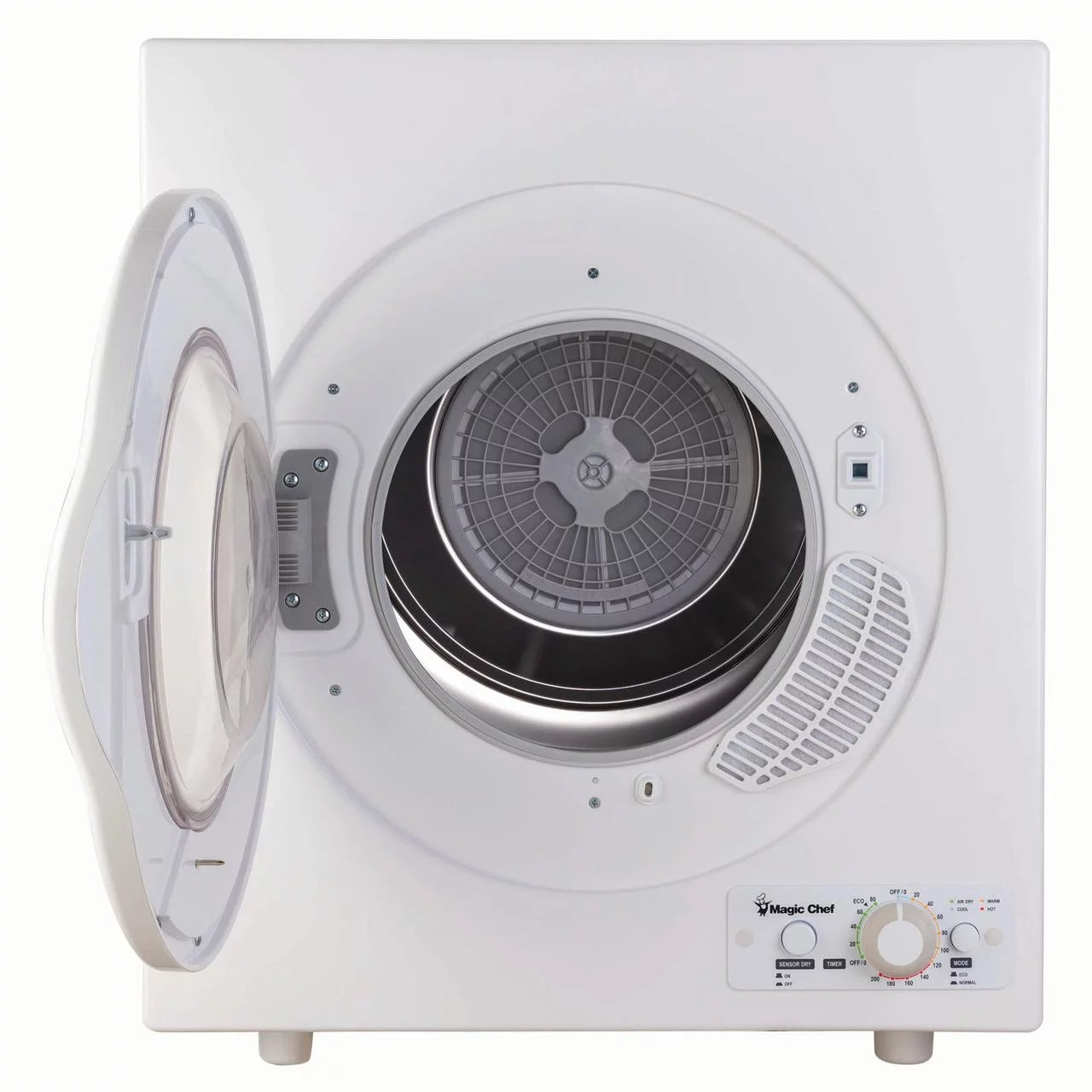 White Compact Electric Dryer U344