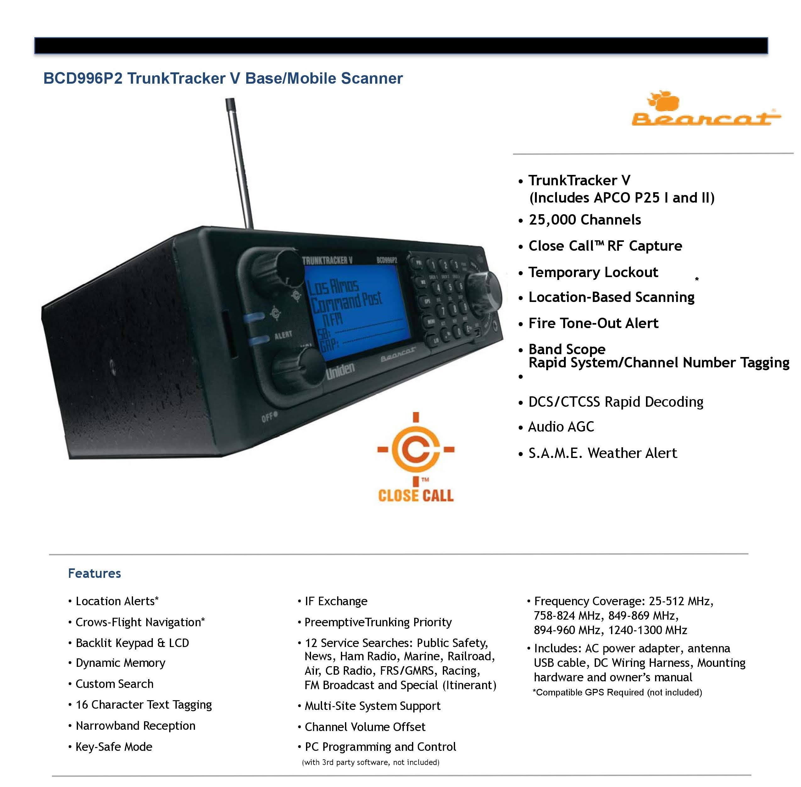 25000-Channel Scanner 25-1300 Mhz O8223