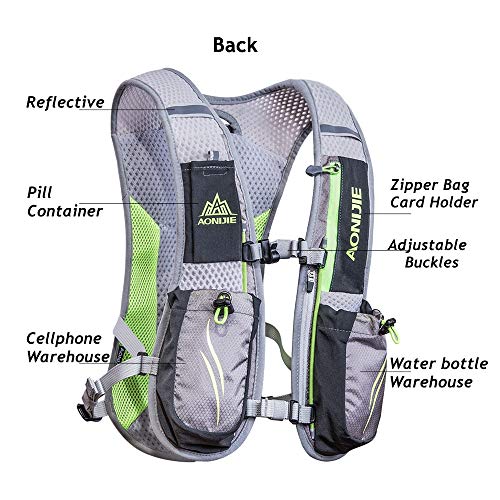 5.5L Trail Running Vest with 2L Bladder Reservoir A860