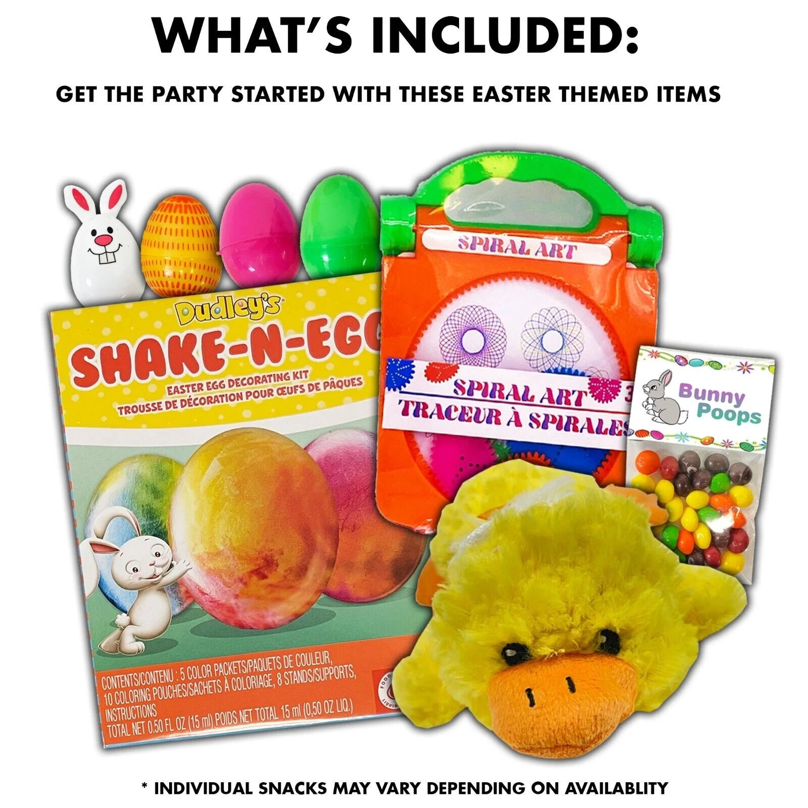 Easter Candy Basket Fillers Candy Chocolate Gummies Snacks Gift Box P906