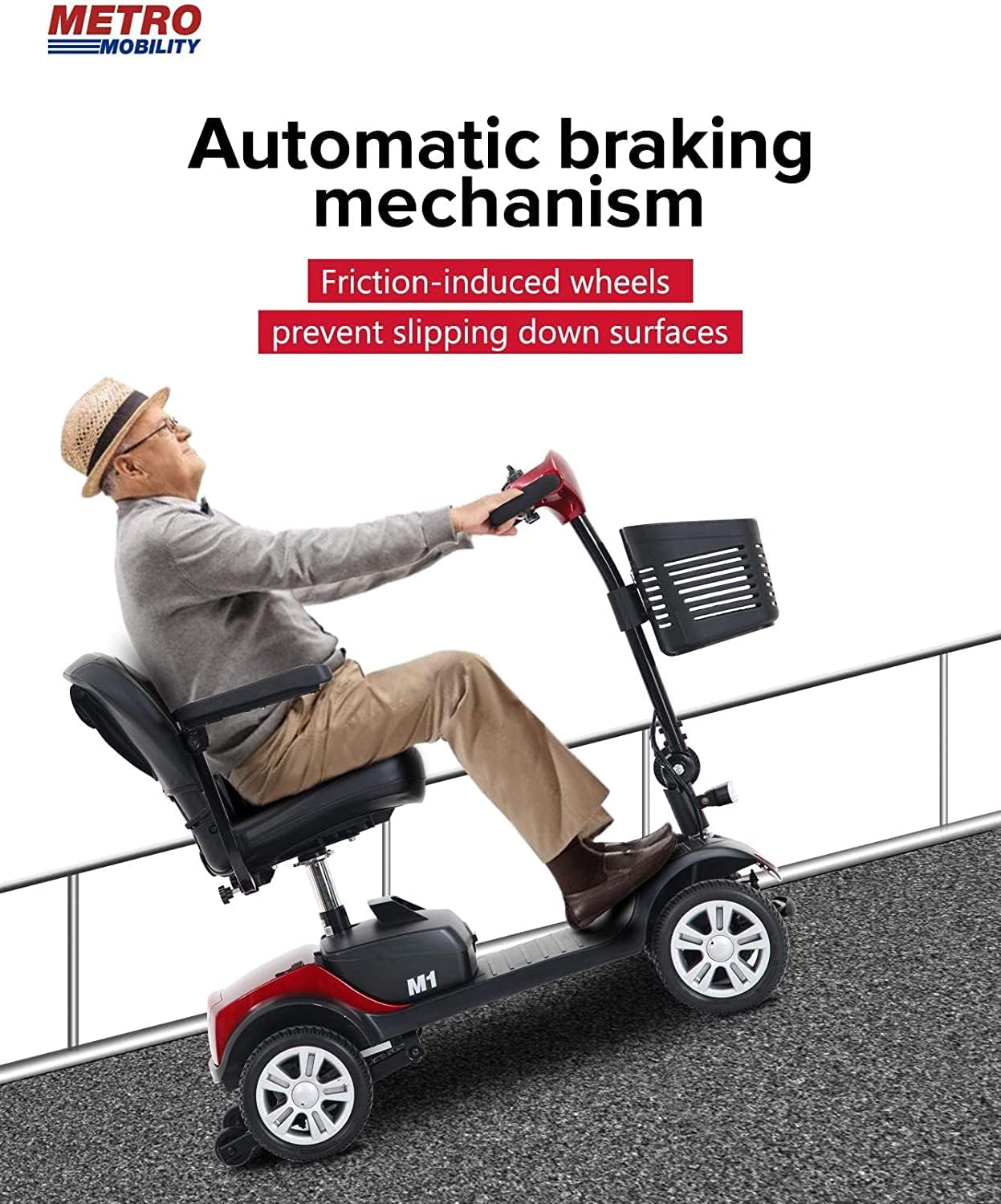 Compact 4 Wheel Electric Mobility Scooter H31545