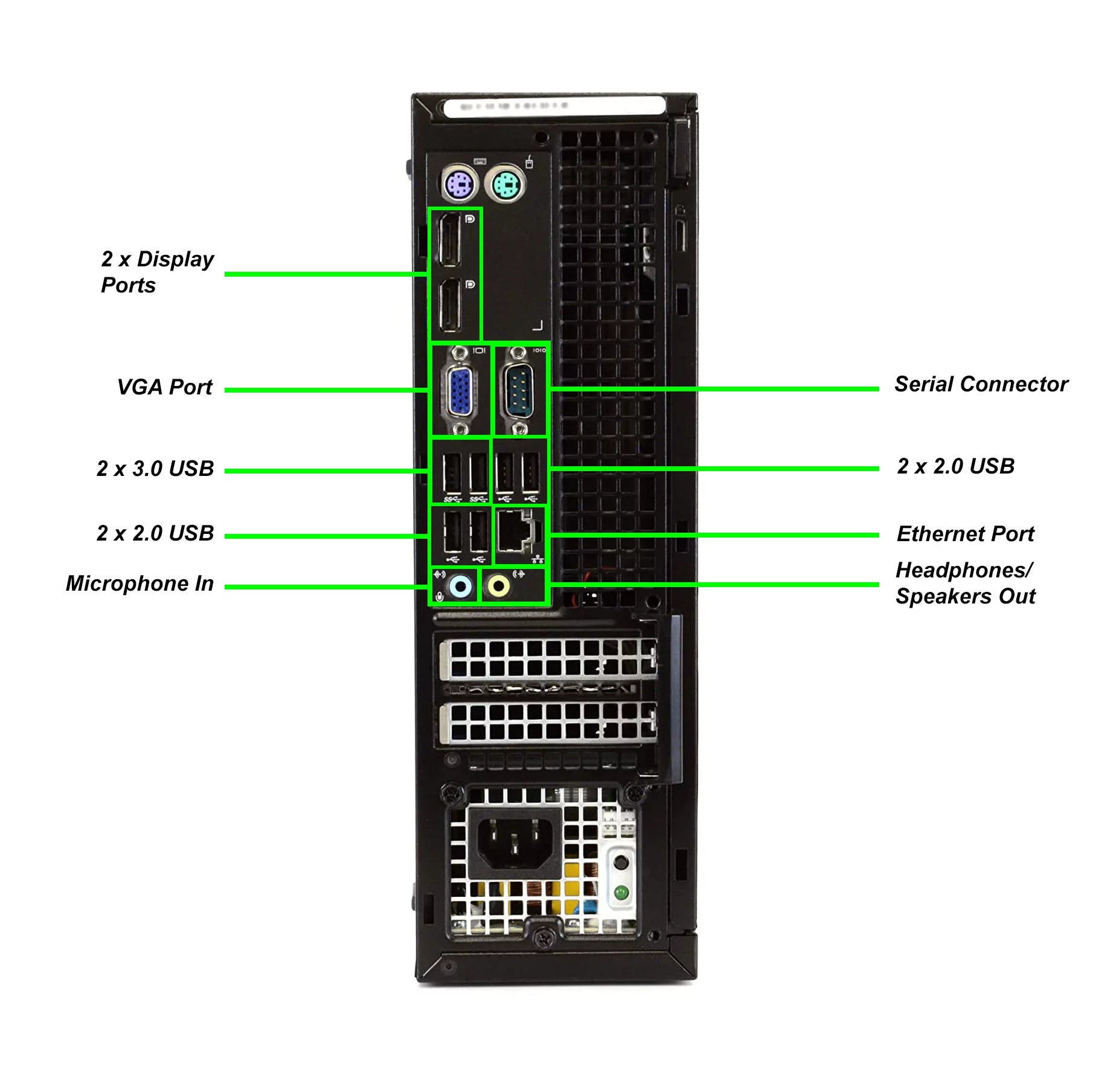 Restored Dell Desktop PC Intel Core i5 4th Gen 16GB Ram 500GB HDD Nvidia GT 1030 DDR5 19" LCD WiFi Windows 10 W55235