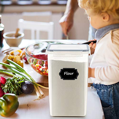 4 Pieces 5.2L BPA Free Airtight Food Storage Canisters Z3712