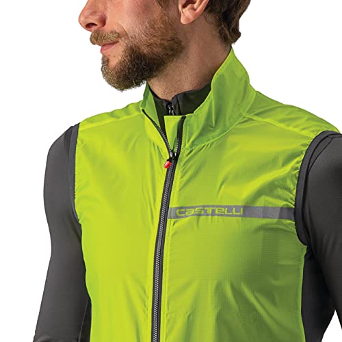 Windproof Full Length Zip Stretch Vest Q719327