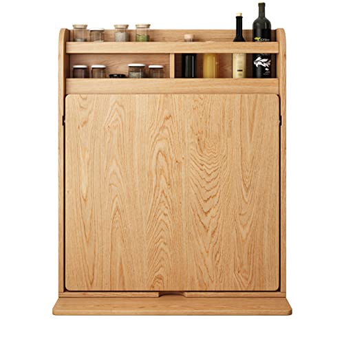 Wall Mounted Wooden Fold Out Table with Storage Shelf R9164