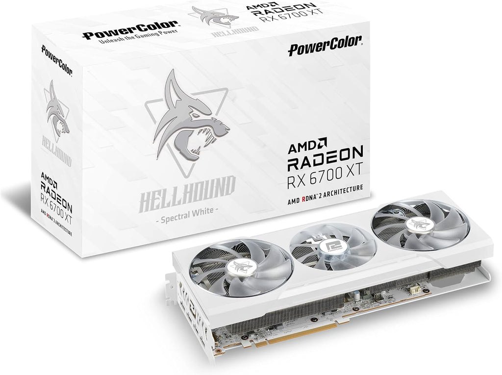 Spectral White AMD Radeon RX 6700 XT 12GB GDDR6 Graphics Card S913646